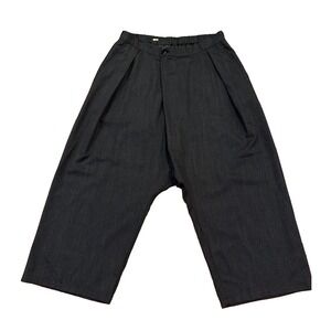 Blue Blue Japan Seilin & Co. 100% Tropical Wool Pleated Drop-Crotch Trousers 2/M